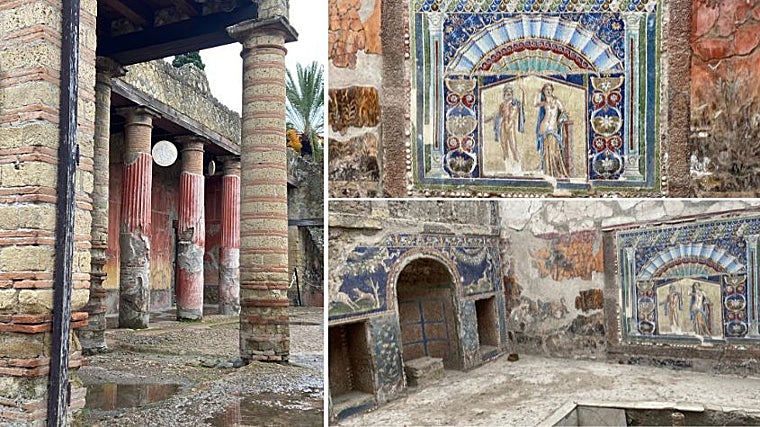 Casa del Relieve de Télefo y Casa de Neptuno