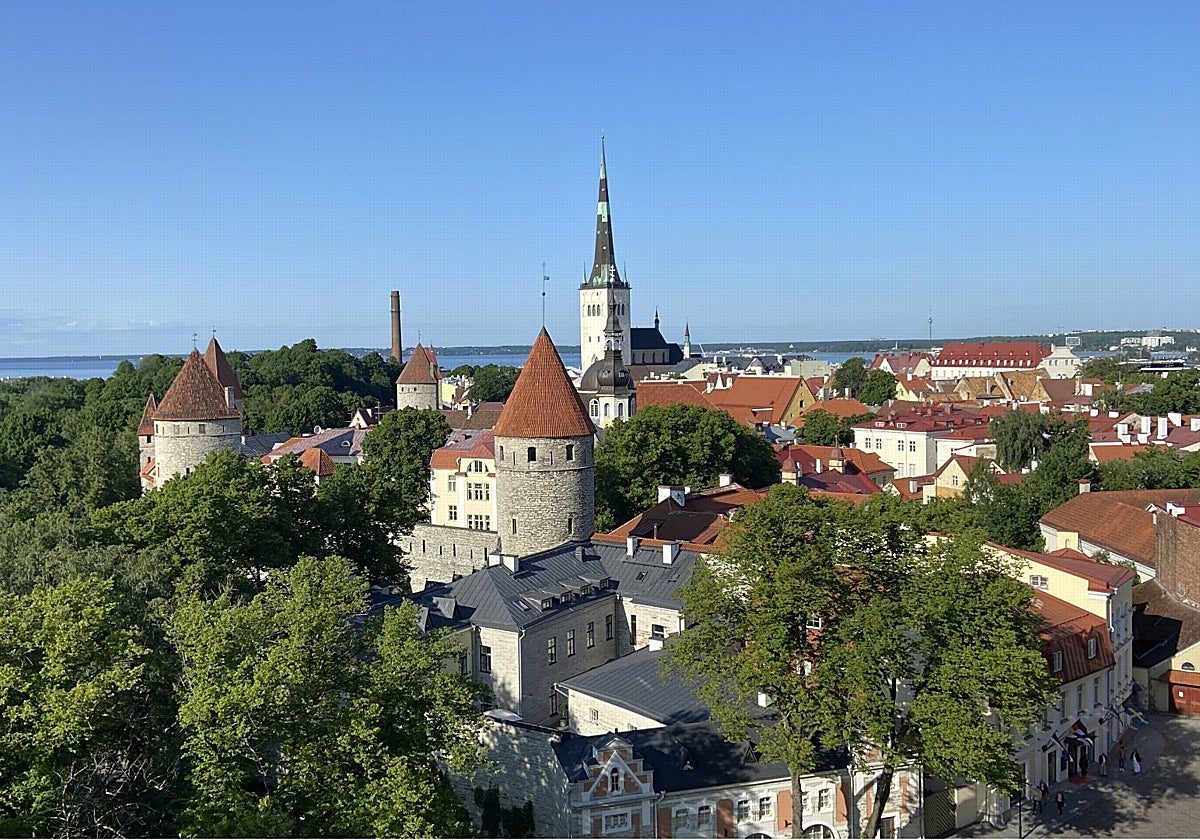 Vista panorámica de Tallin.