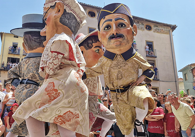 Imagen de la fiesta de La Patum de Berga