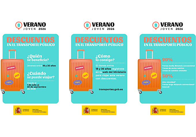Descuentos del programa Verano Joven 2026