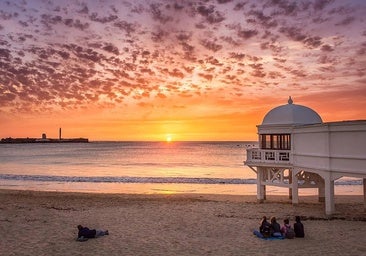 Playa de La Caleta en Cádiz