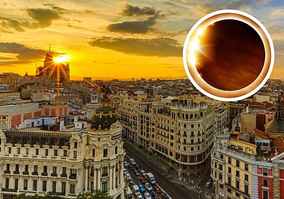 Eclipse total solar en Madrid hoy: dónde ver, a qué hora es, duración y mejores pueblos para observarlo