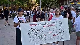 Nueva protesta en Palma para denunciar la masificación turística y exigir soluciones