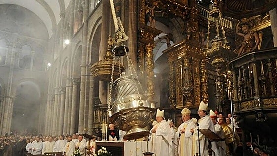 La catedral de Santiago se queda sin botafumeiro