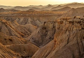 Una de las vistas más icónicas del Desierto de Tabernas en Almería