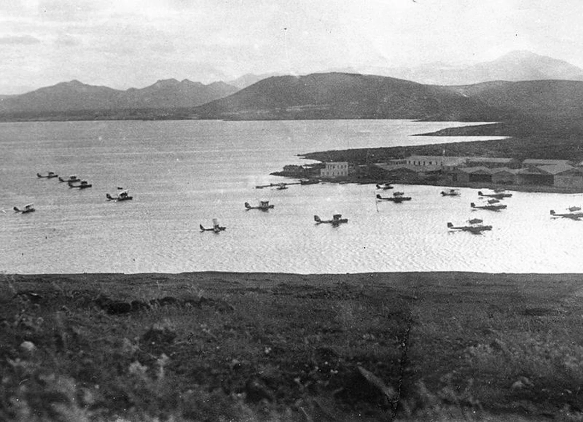 Base de hidroaviones del Atalayón, en la Mar Chica, en el protectorado español de Marruecos.