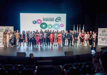 Protagonismo de los policías locales de Huelva en la gala del VII Certamen del Empleado Público de CSIF