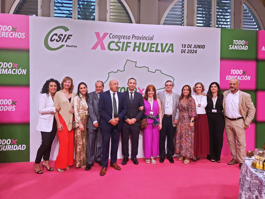 Representantes de CSIF de otras provincias e invitados.