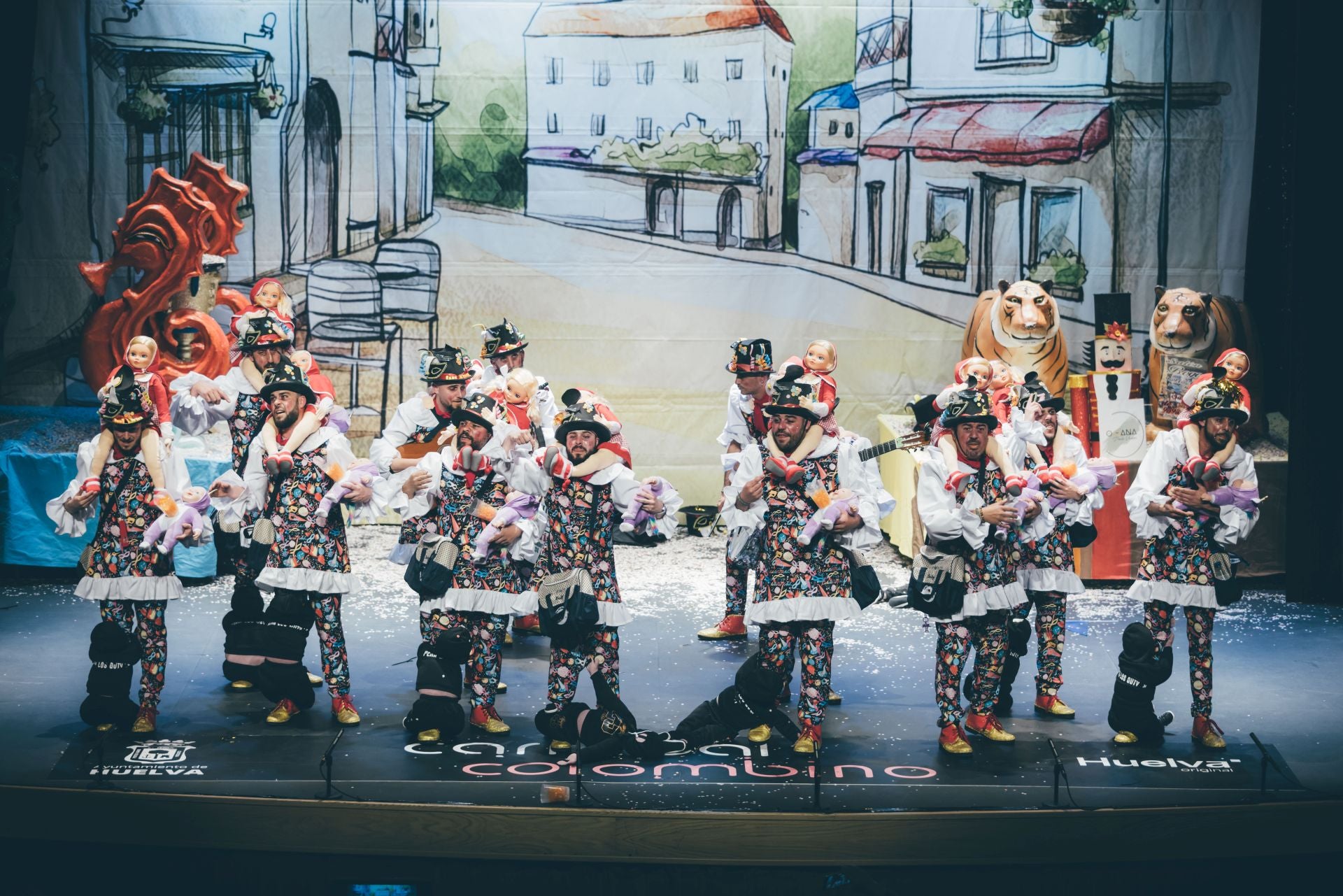 La segunda semifinal del Carnaval Colombino 2025, en imágenes