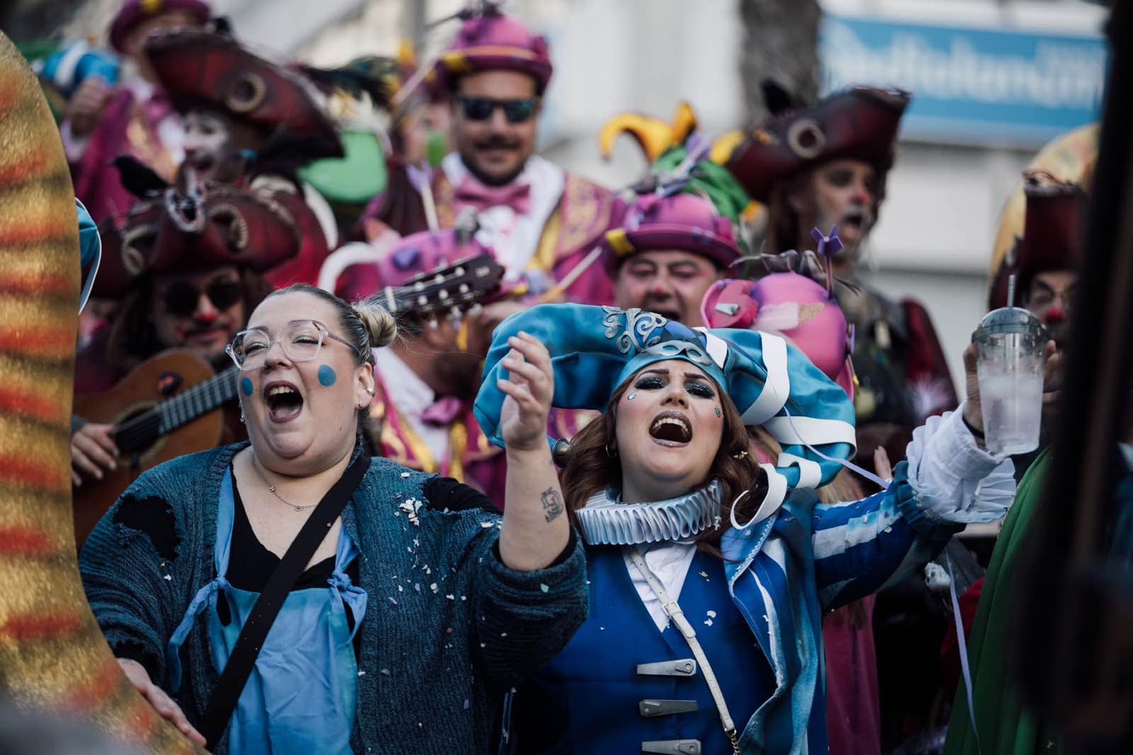 La gran cabalgata del Carnaval Colombino, en imágenes