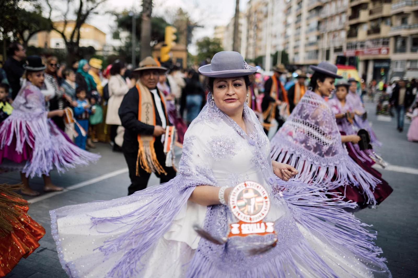 La gran cabalgata del Carnaval Colombino, en imágenes