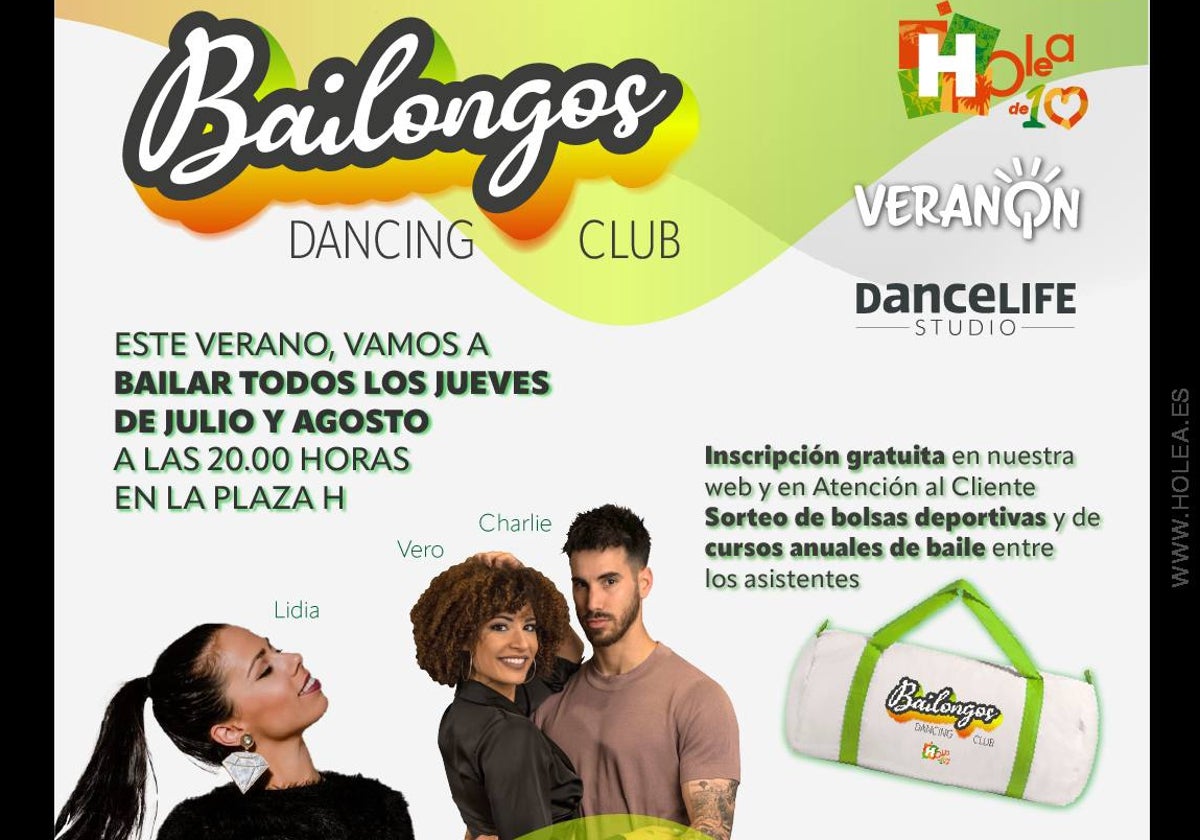 Clases de baile gratuitas todos los jueves del verano en Holea