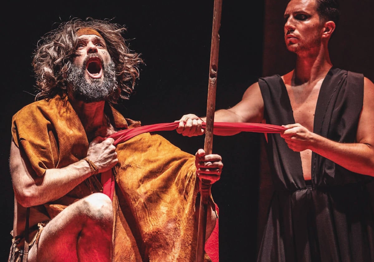 La representación de la obra 'Comedia del Recibimiento'