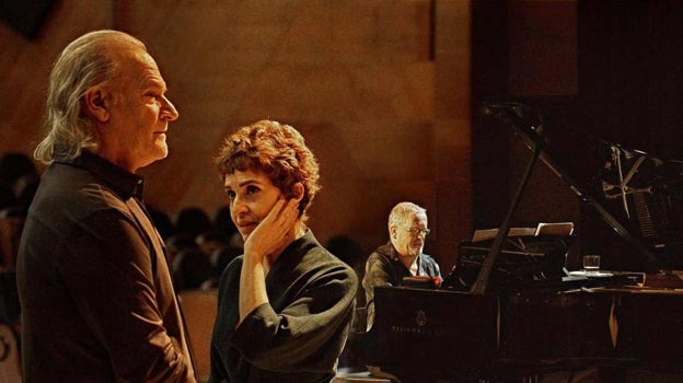 Los protagonistas de la obra, Lluis Omar y Adriana Ozores
