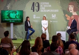 Paz Jiménez recibe el premio a la Mejor Cineasta de Andalucía en el marco del Iberoamericano