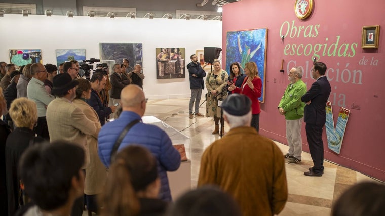 La inauguración de la muestra de Pablo Sycet este viernes en la Casa Colón de Huelva