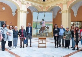 La Universidad de Huelva recibe la donación de una obra del gran pintor onubense Antonio Brunt