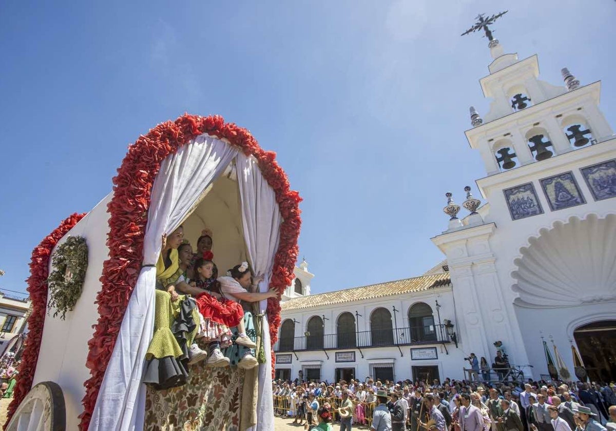 Foto de archivo de la romería del Rocío 2024