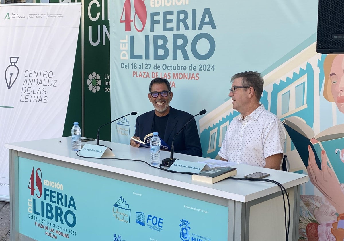 Víctor del Árbol, este miércoles en Huelva