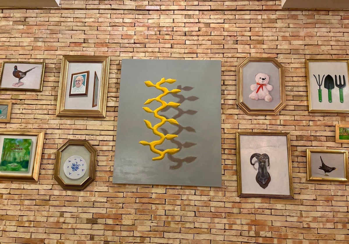 Algunas de las fotos de 'El Jardín0, exposición de Mario Marín en el Restaurante Gran Vía Uno