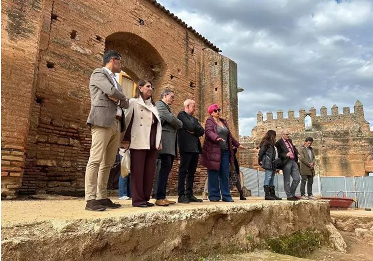 Comisión de Patrimonio en el Castillo de Niebla