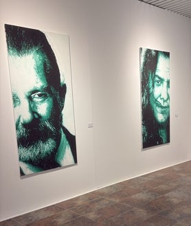 Imagen secundaria 2 - Emilio Fornieles regresa a Huelva con un homenaje a las ocho provincias andaluzas a través de retratos ilustres