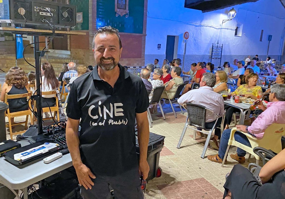 Juan Fernández, conocido en la provincia como 'Juan Cine'