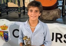 Martín Sánchez se proclama ganador del Concurso de Fandangos Gonzalo Clavero de Calañas
