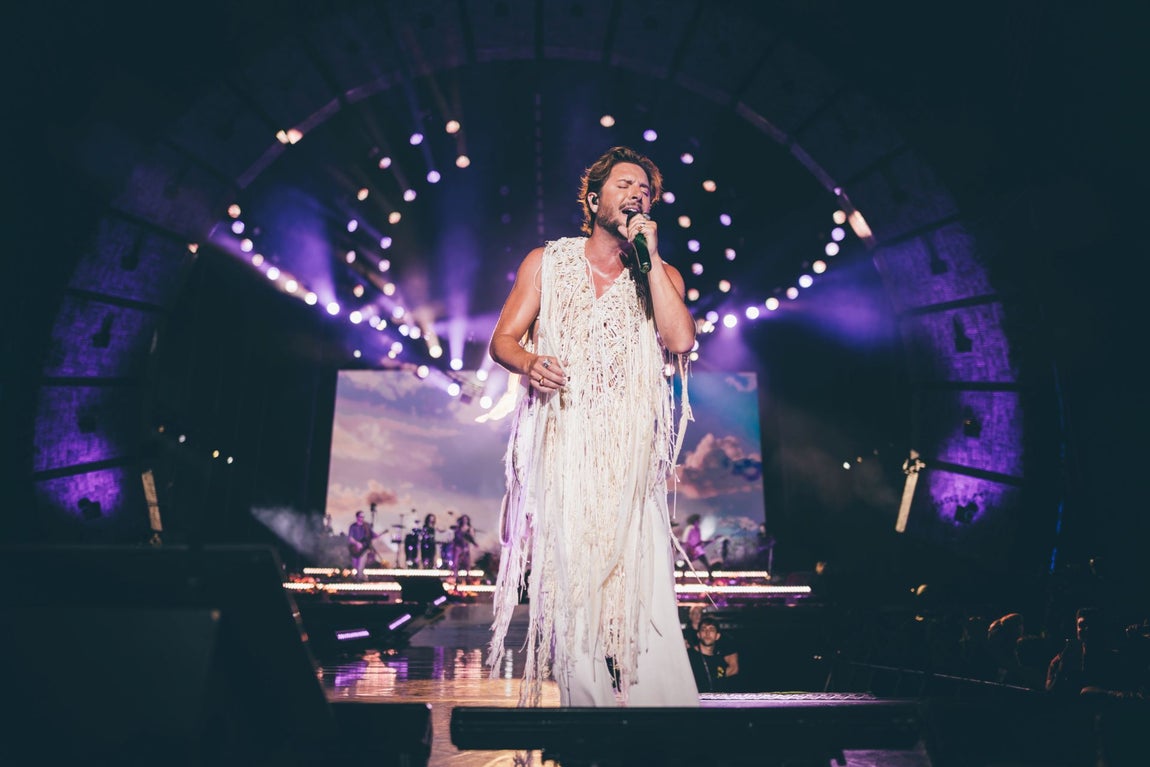 El concierto de Manuel Carrasco en Isla Cristina, en imágenes