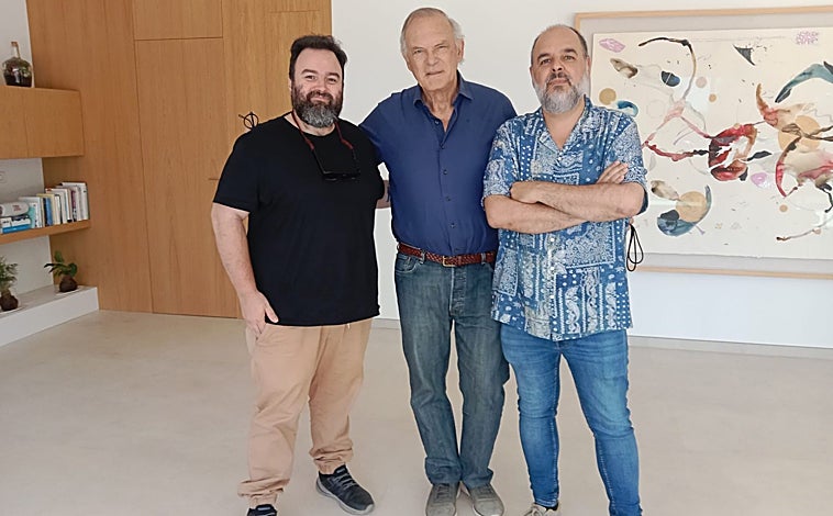 Imagen principal - Esteban Magaz y José David Díaz, con Pedro Piqueras y Andreu Buenafuente