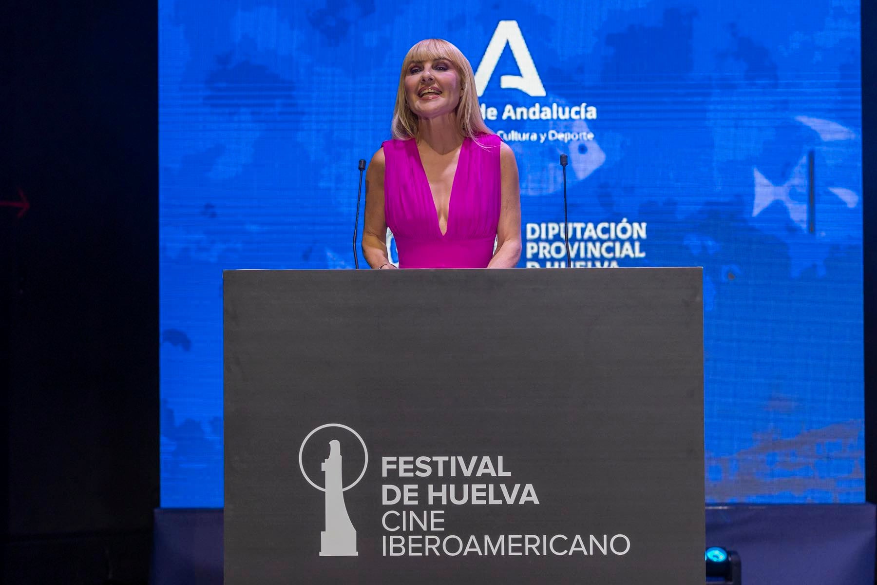 La gala de inauguración del Festival de Cine Iberoamericano de Huelva, en imágenes