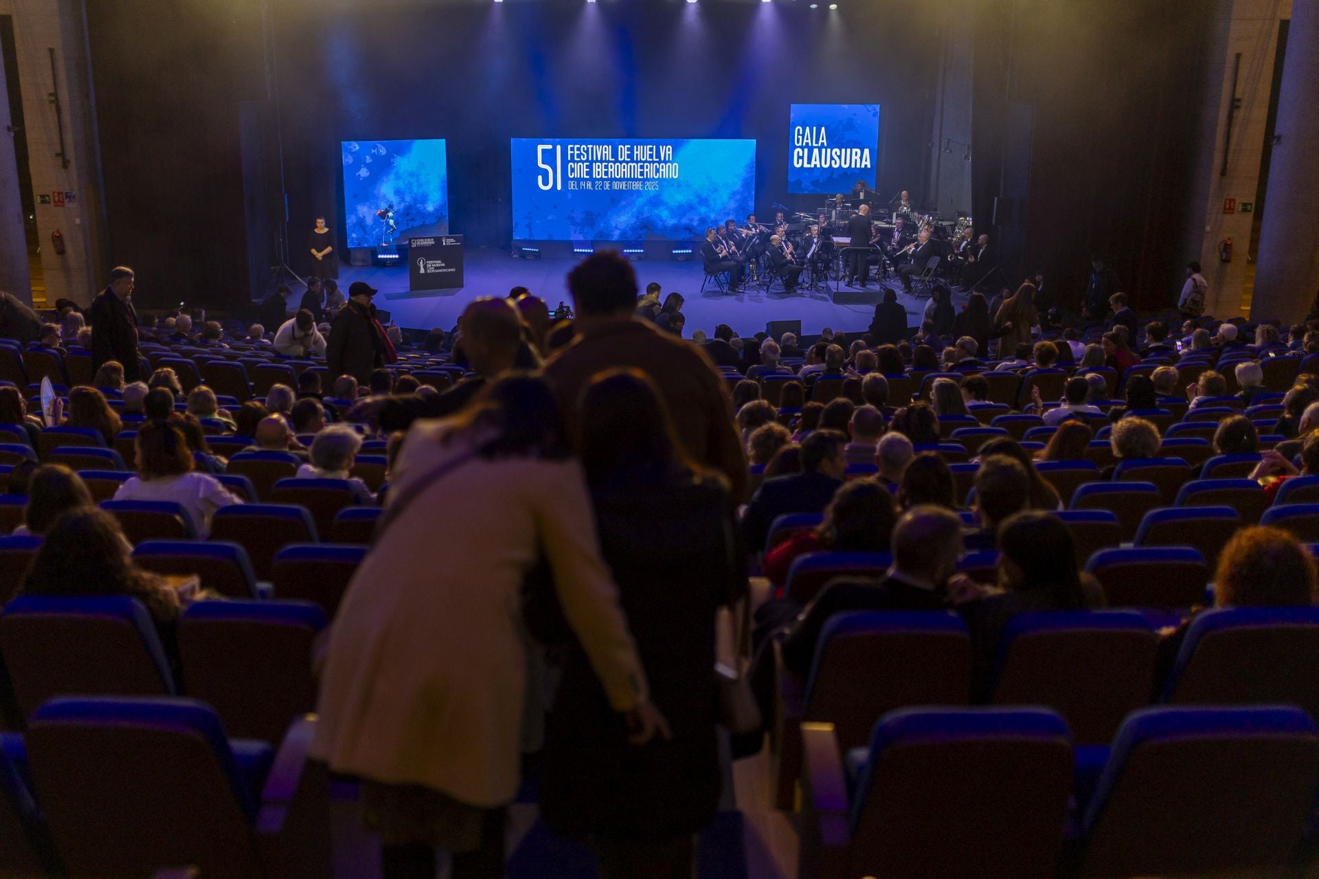Así lucieron los premiados en la gala de clausura del 51 Festival de Cine Iberoamericano de Huelva