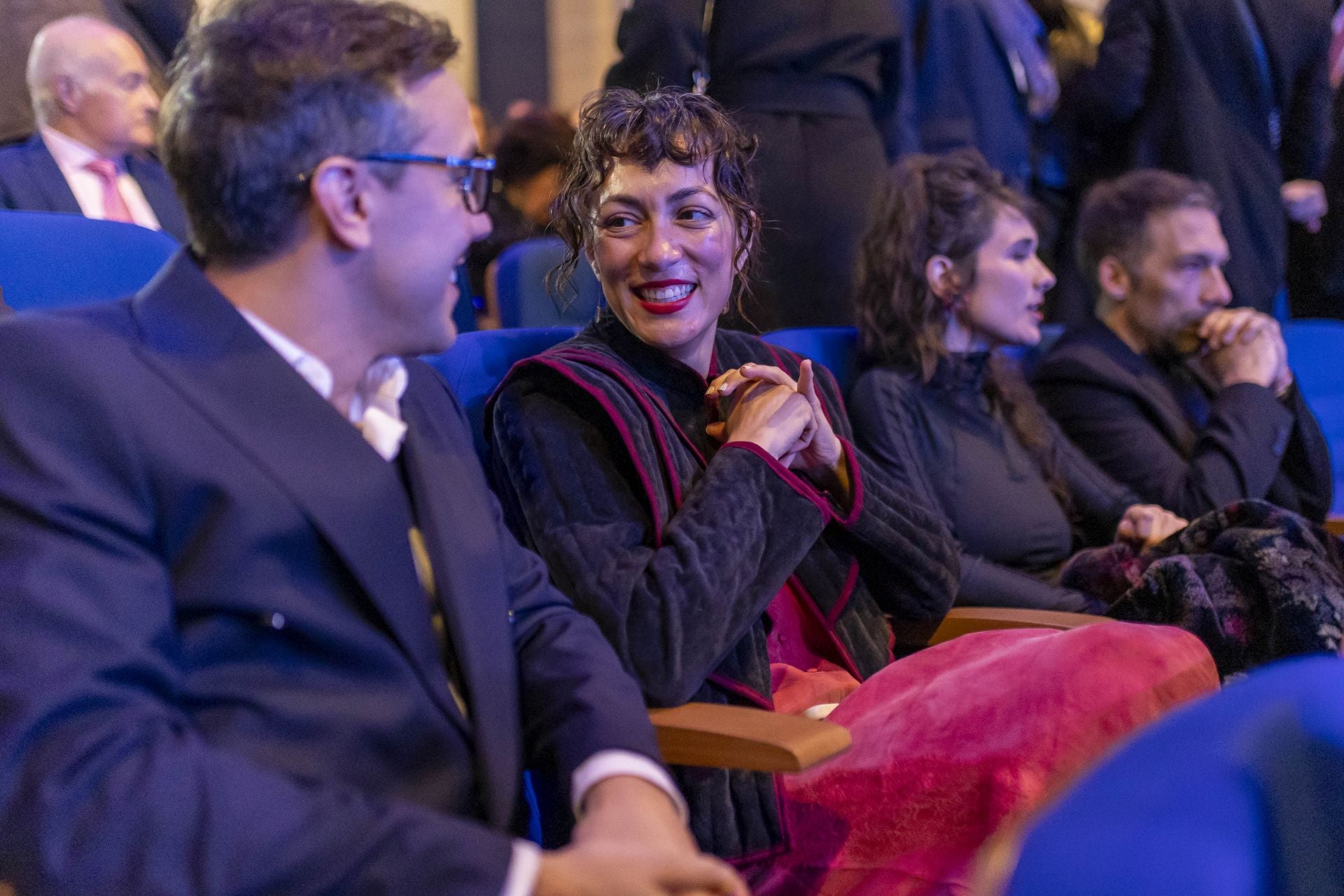 Así lucieron los premiados en la gala de clausura del 51 Festival de Cine Iberoamericano de Huelva