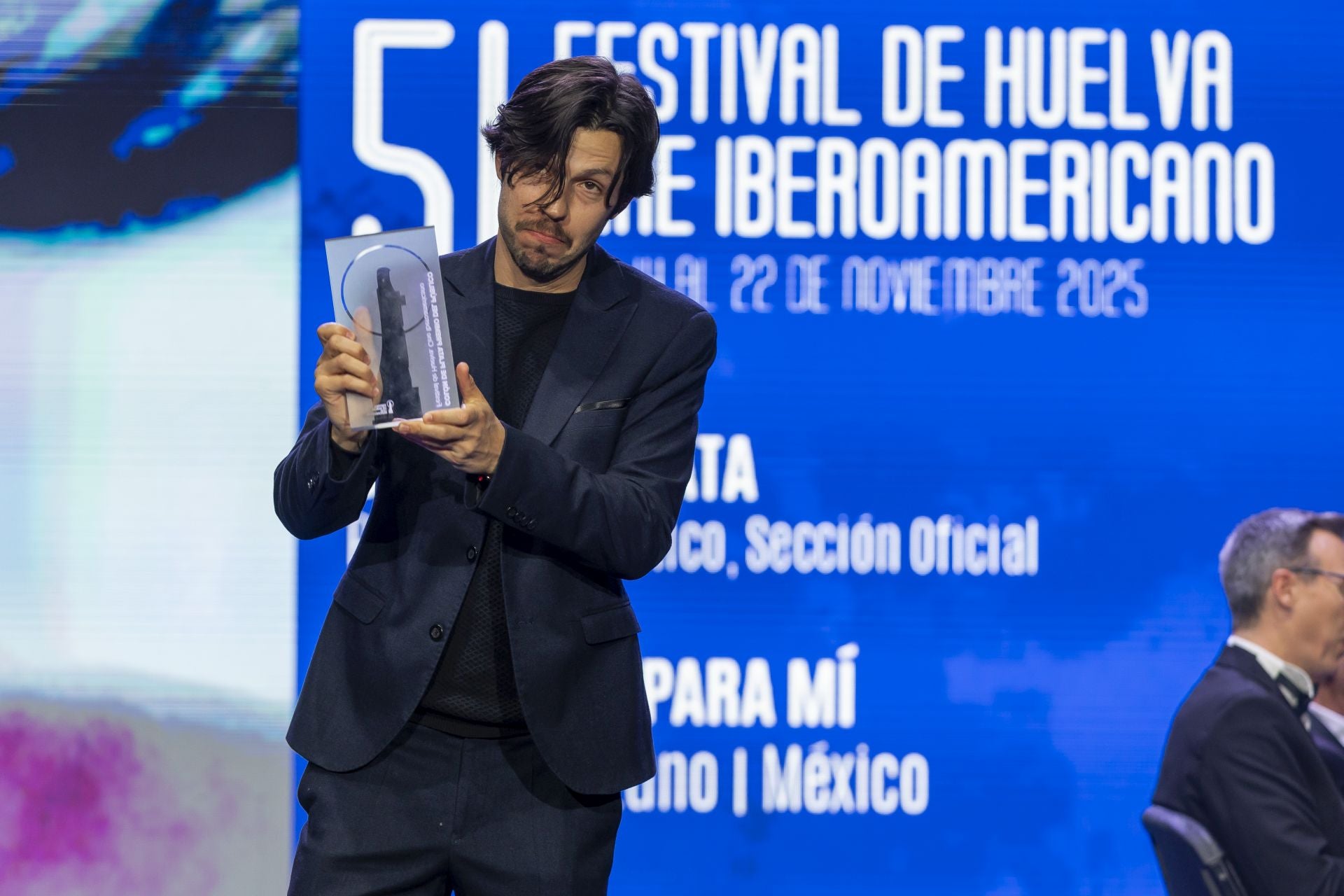 Así lucieron los premiados en la gala de clausura del 51 Festival de Cine Iberoamericano de Huelva