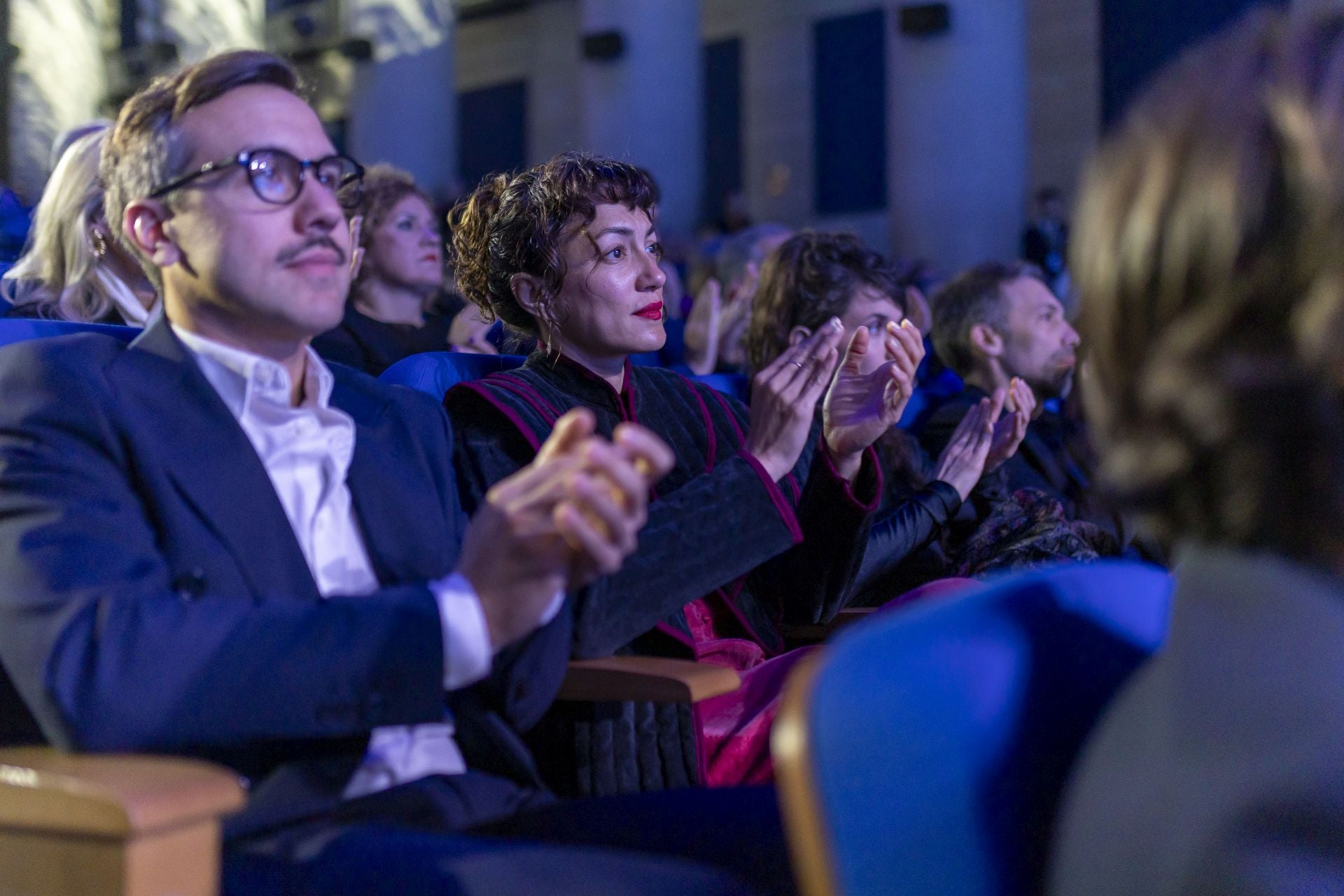 Así lucieron los premiados en la gala de clausura del 51 Festival de Cine Iberoamericano de Huelva