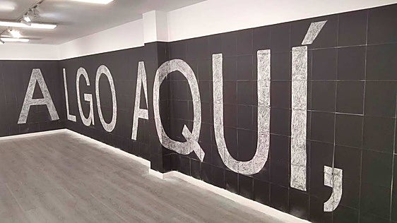 Una de las obras expuestas en Espacio 0.