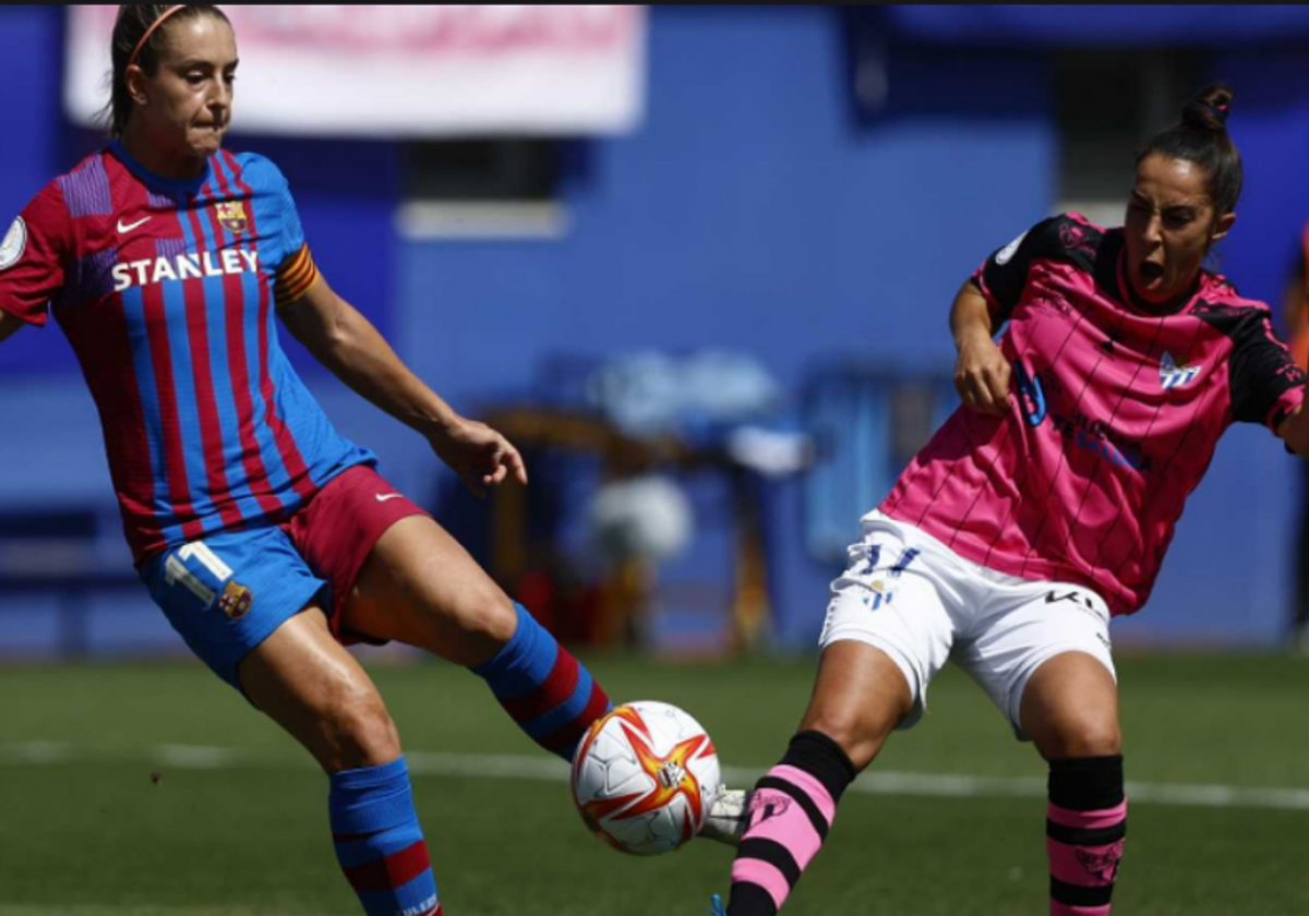 Un lance de la final de la Copa de la Reina que enfrentó hace 11 meses a ambos equipos