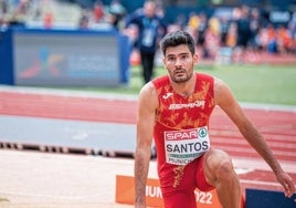 Héctor Santos y su vuelo definitivo hacia el Mundial: «Estoy muy estable en 7,90 pero no me sale un gran salto»
