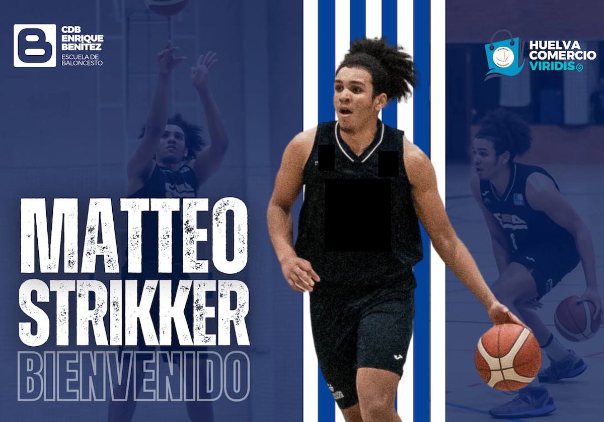 El alero belga Matteo Strikker, nuevo fichaje del Huelva Comercio