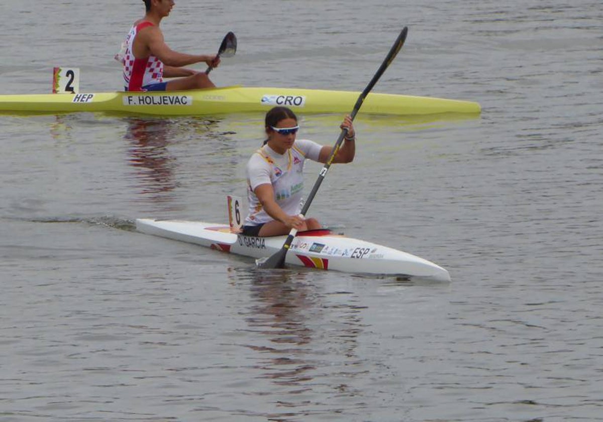 Daniela García en el Campeonato de Europa