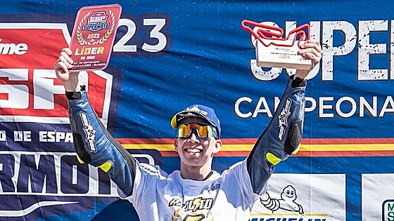 Paquito Gómez revalida el título de Campeón de España de Supermotard