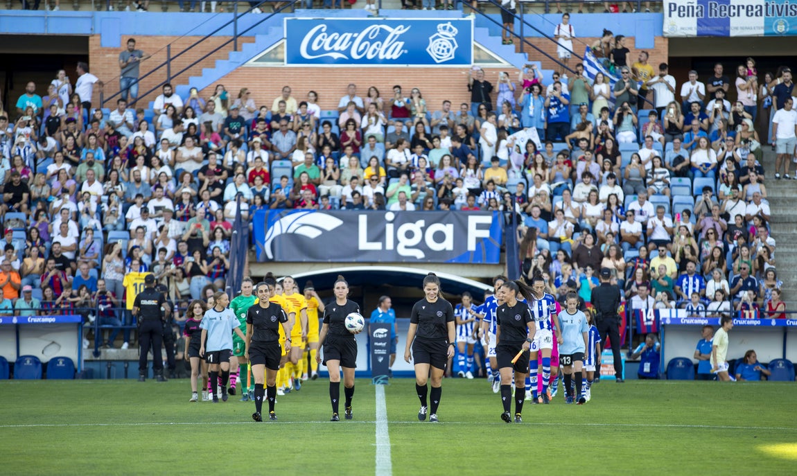 Las mejores imágenes de la fiesta del fútbol femenino en el Colombino