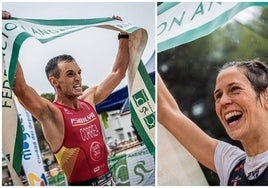 Sergio Correa y Sandra Schenkel se proclaman campeones de Andalucía de Duatlón Cros en Moguer