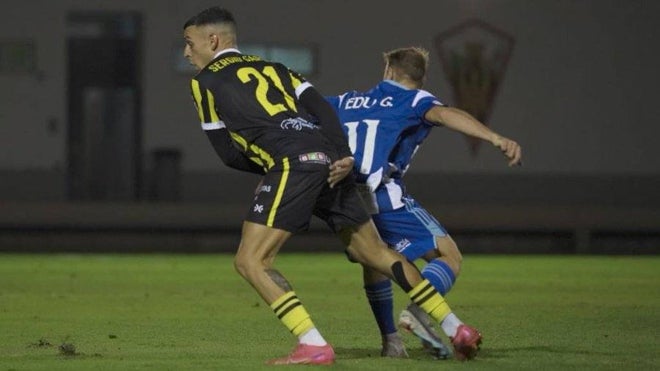 Sergio García fue el autor del gol aurinegro que abría el marcador