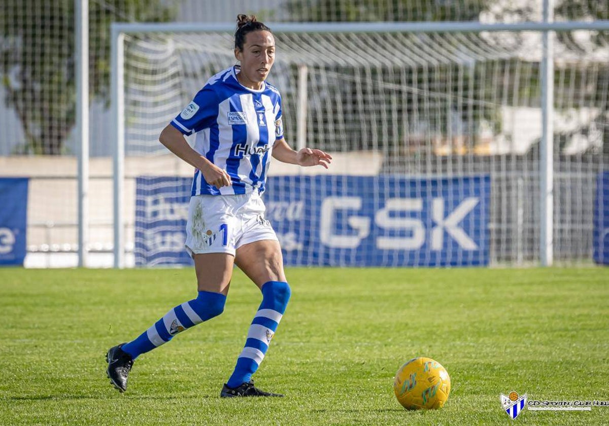 La jugadora albiazul Sandra Castelló