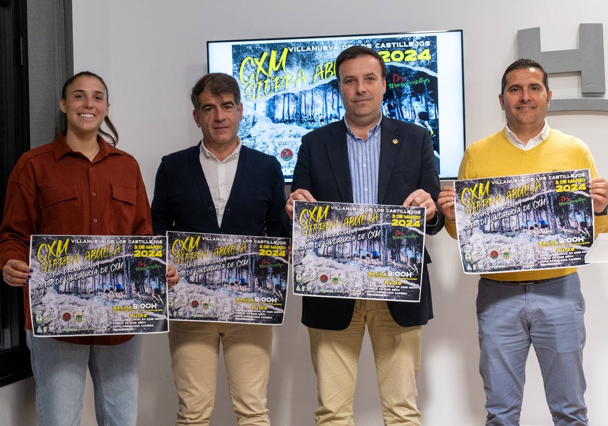 Un momento de la presentación del Trail Sierra Abuela 2024