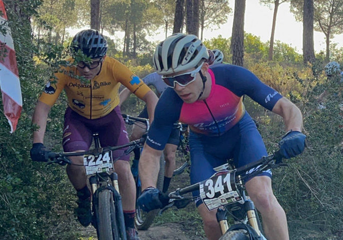 Un instante de la prueba de BTT celebrada este domingo en Almonte