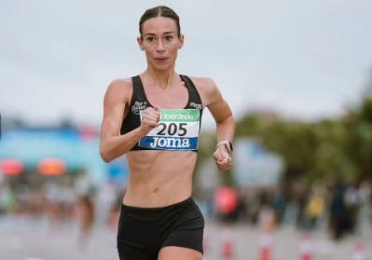 Laura García-Caro, en el Campeonato de España