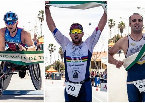 Imagen secundaria 1 - Campeonato de Andalucía de Duatlón en Punta Umbría: Oro para Sandra Schenkel y medalla de cariño para Emilio Martín