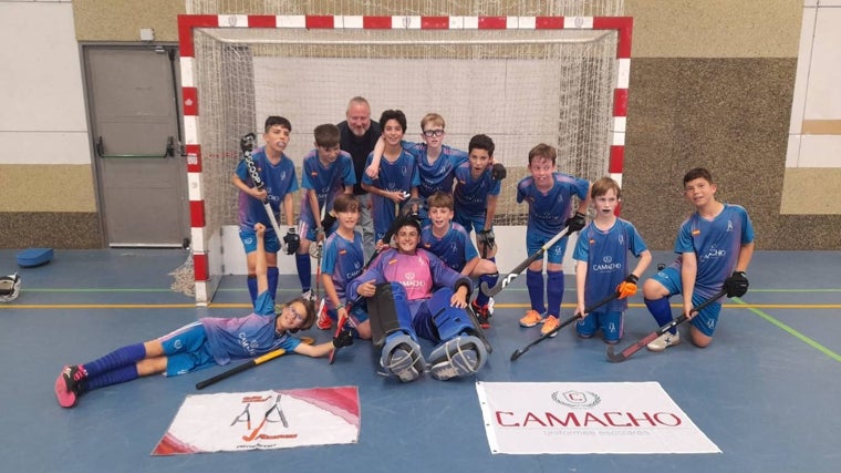 El equipo masculino infantil del club ayamontino